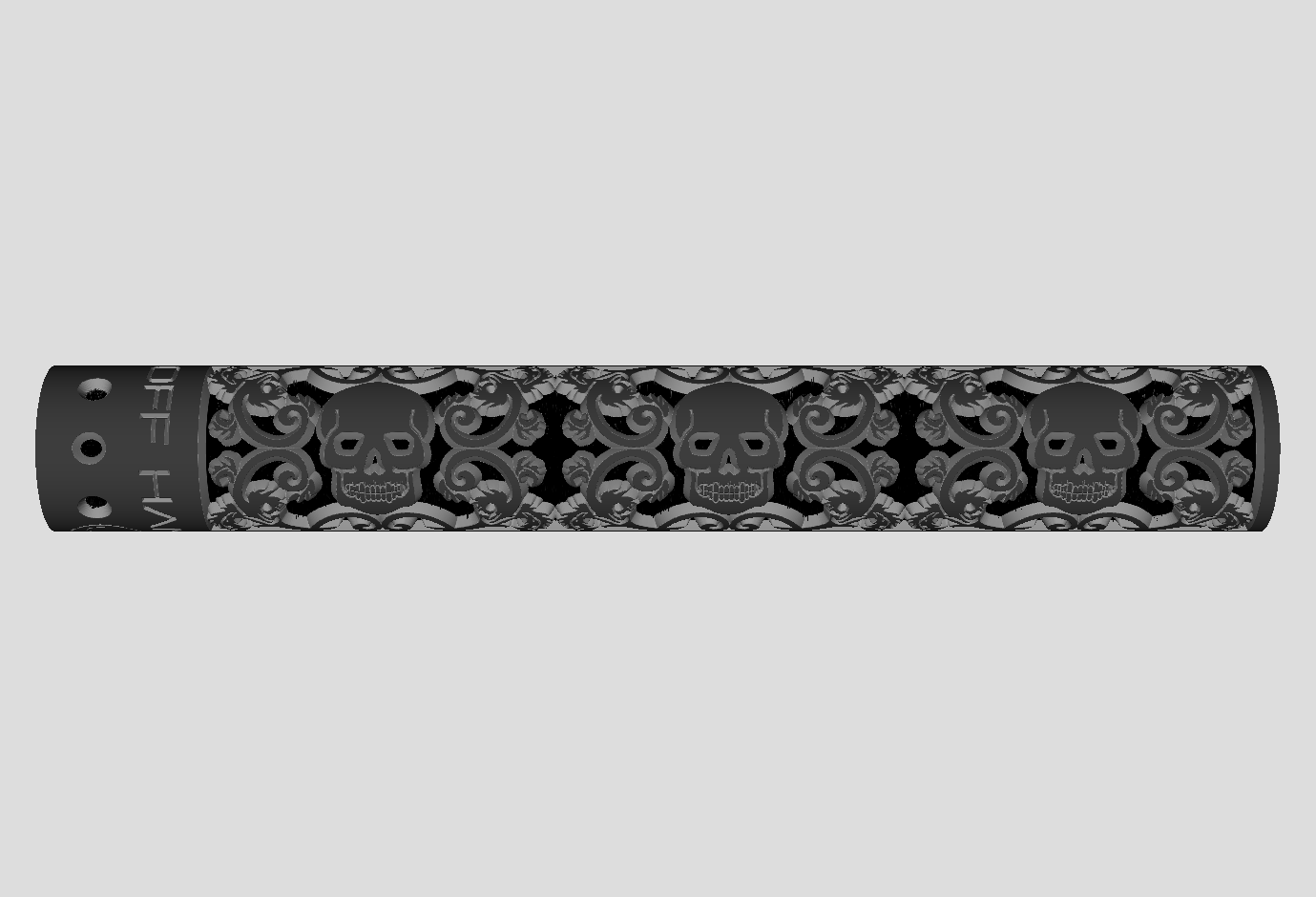 Unique Arms OffHand Gear Skull Vine håndguard